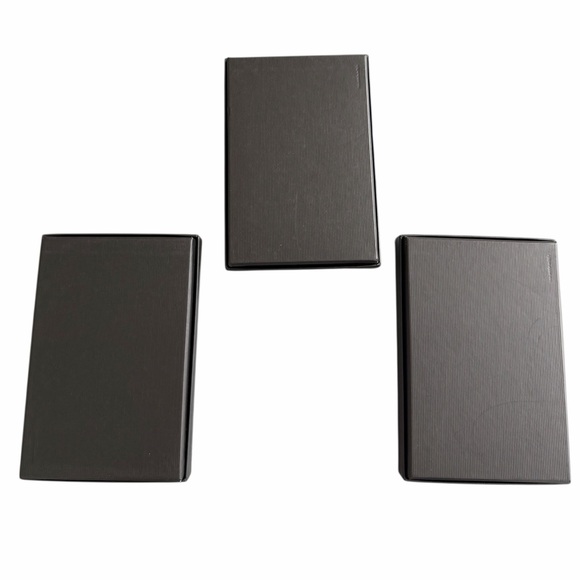 GUCCI 5x7 inch Boxes - Set of 3 - Display or Gift Boxes NEW Black and White - Picture 2 of 5